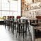 Flash Furniture Gray Vinyl Seat Barstool with Walnut Wood Back XU-DG6V6GYV-WAL-GG - alternate 3
